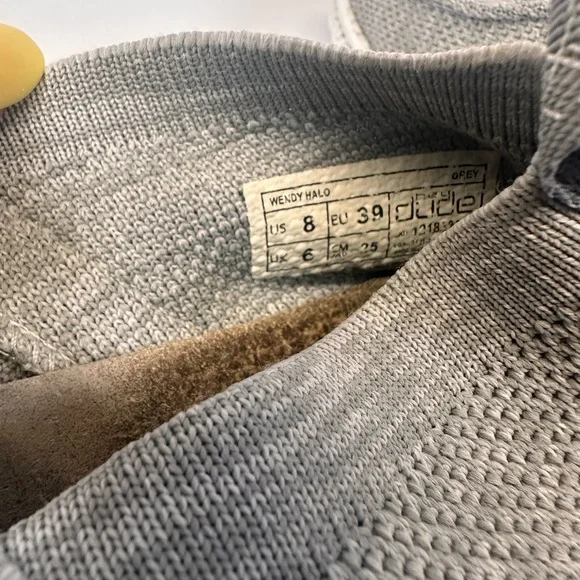 Women’s Casual Gray Hey Dudes - Picture 6 of 7